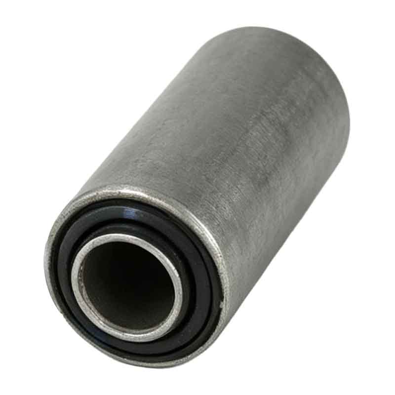 OEM 055934330 Bushing Cross Section Diagram Cross section view of Mazda leaf spring rubber bushing showing steel sleeve