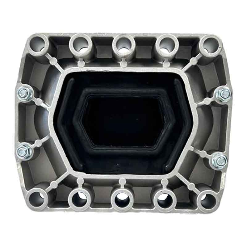 heavy duty Volvo FH FM engine mounting installed on chassis