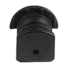 54570-50A10 control arm bushing compared with worn cracked old bushing