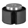 Stabilizer bar bushing installed on Mercedes-Benz Arocs front axle